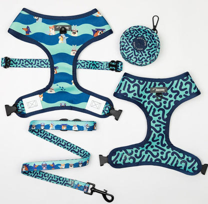 Moo+Twig Dog Poop Bag Pouch (Bark Shark)