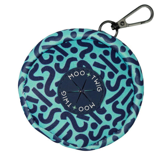 Moo+Twig Dog Poop Bag Pouch (Bark Shark)