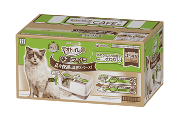 15% OFF: Unicharm Deo Toilet Wide Litter System High Wall Cat Litter Tray