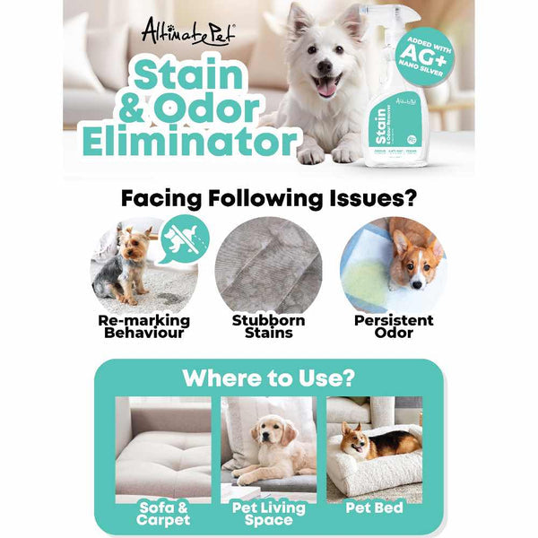 Altimate Pet Stain & Odor Remover Spray For Dogs 946ml