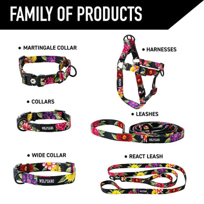 DarkFloral Dog Harness