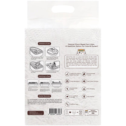 Jollycat Charcoal Clumping Pea Cat Litter 8L