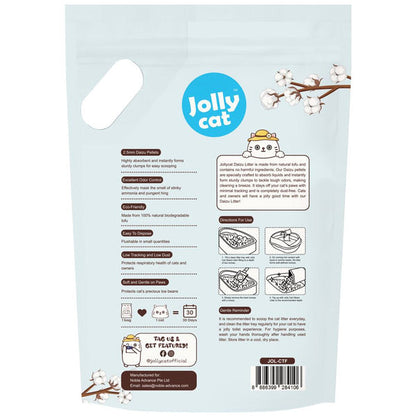 Jollycat Daizu Cotton Fresh Clumping Tofu Cat Litter 7L