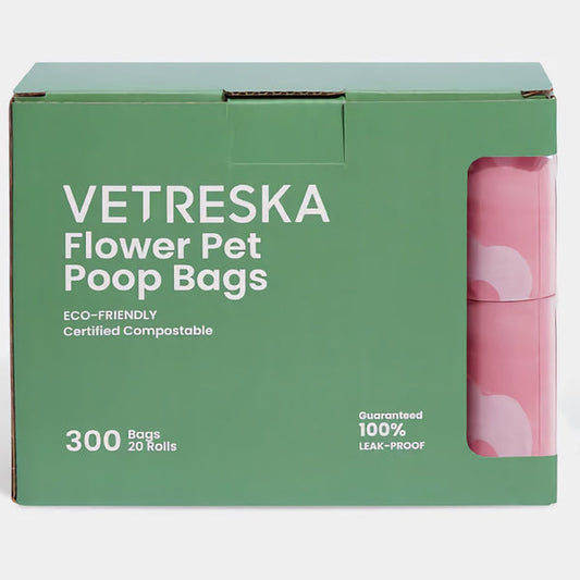 VETRESKA Flora Scented Dog Poop Bags 300pc